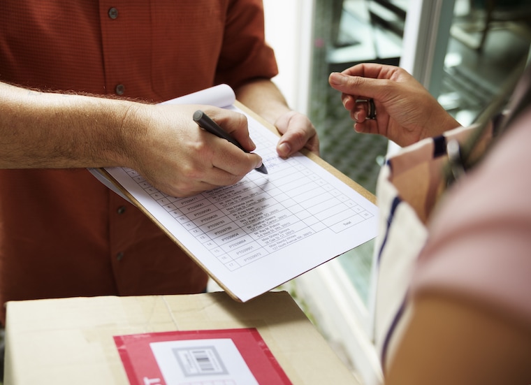 How do i set up and register a delivery business?