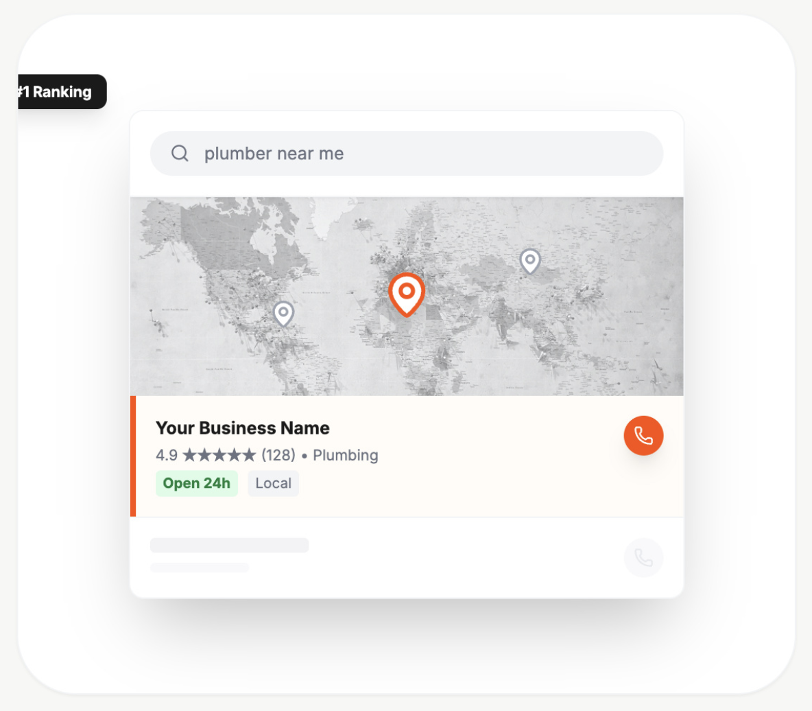 Get found on Google by people ready to call